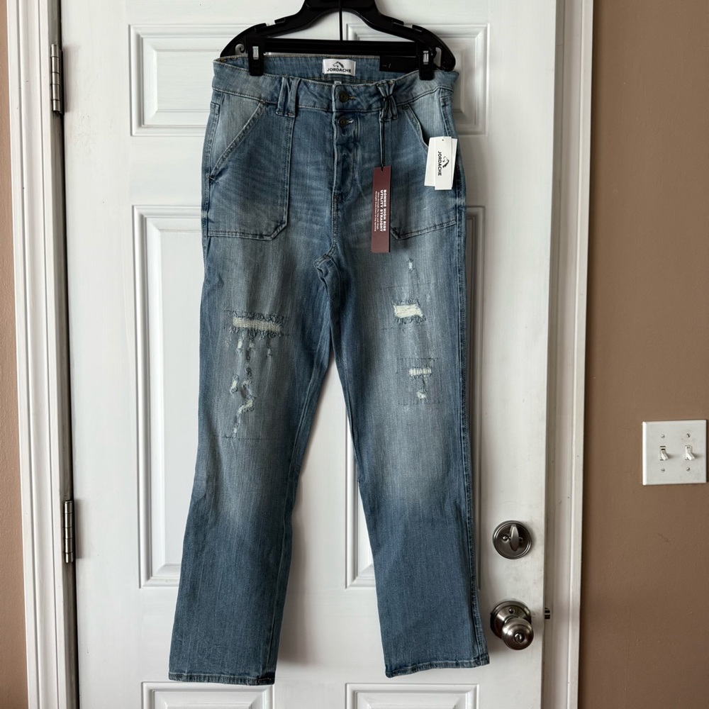 Jordache Blue Straight Jeans Size 10